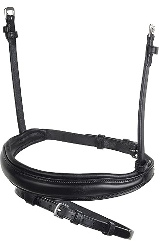 Collegiate Mono Crown Flash Noseband, Black, Full