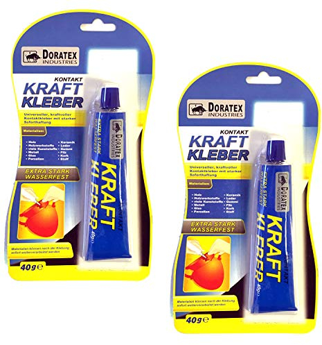 40g Kontakt Kraft Kleber Extra Stark Wasserfest Holz Metall 1x 40g (1er Pack) #004