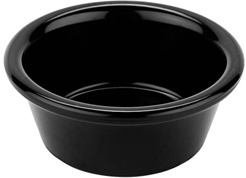 GET 1.5 oz. Black Melamine Sauce Cup, Break Resistant, Ramekins RM-203-BK (Pack of 12)