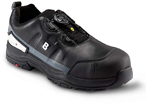 Brynje Drizzle S3 SRC 649 Work Safety Shoe Ideal for Light Industry, Construction and Crafts, Transport and Warehouses Schwarz- Gr. 39