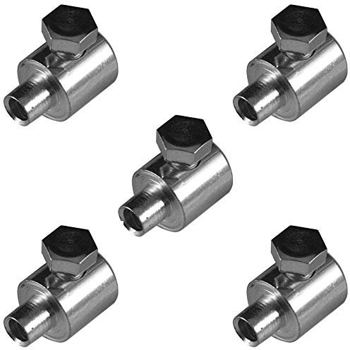 5x SERRE CABLE DIAMETRE 8mm LONGUEUR 13mm FREIN MOBYLETTE CYCLO MOTO VELO TONDEUSE