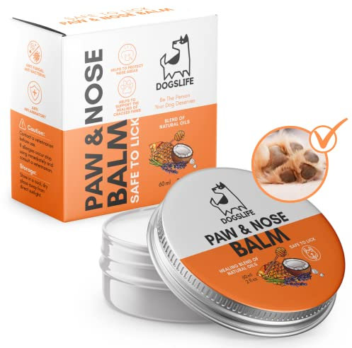 Paws & Nose Balm - Pflegender Balsam für Hunde - Für Pfoten und Nase - Lindert Juckreiz, Risse und Schäden - Inhalt 60 ml - Our Dogs Life