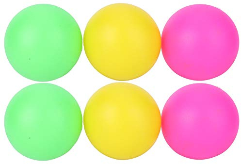VGEBY 6Pcs Soft Lightweight PVC Toy Ball Beach Racket Plastic Shoot Protección del Medio Ambiente Accesorios de reemplazo