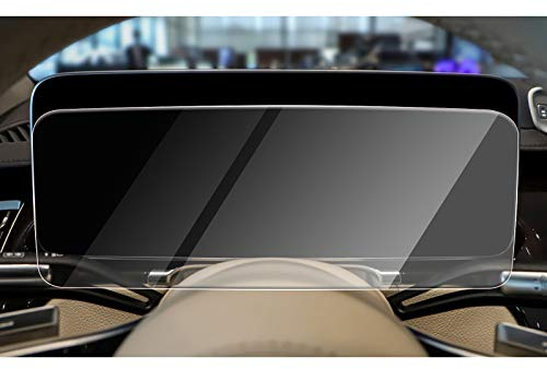 CDEFG Mercedes S Klasse W223 2021 Update Auto Navigation Schutzfolie Glas 9H Kratzfest 12,3 Zoll GPS Transparent Displayschutzfolie Navi Folie Zubehör (Instrumententafel)