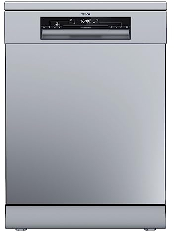 Teka DFS 26650 SS - Lavavajillas Libre Instalación 60 cm, HomeCare Series, para 13 Cubiertos, 6 Programas de Lavado, Panel Electrónico, Programa Whisper, Color Acero Inoxidable