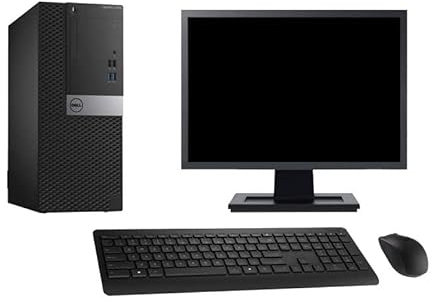 PC Tour Dell 3040 Ecran 27 i7-6700 RAM 16Go Disque Dur 2To HDMI Windows 10 WiFi (Reconditionné)