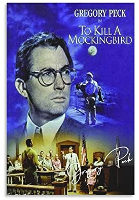 Shenywell Poster Kunstdrucke Gregory Peck, Kunstdruck, modernes Familienschlafzimmerdekor für Schlafzimmer und Wohnzimmer 40x50cm Kein Rahmen