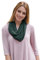Lina & Lily Modal Premium Jersey Loop Schal für Damen Herren (Dunkelgrün)