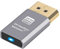 DispalyPort Headless Dummy Plug Display Emulator with Blue Light for PC 4K DP Ghost fit Headless 1080@120Hz- Real Versions 3840x2160@60Hz -1P