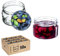 KADAX 50st Einmachgläser 250 ml, Marmeladengläser mit Twist-Off Deckel fi82, Dessertgläser, Luftdicht & Spülmaschinenfest, Dickwandiges Glas, Auswahl an Schraubverschlüssen (Pflaumen)
