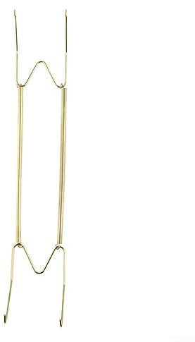 Plate Hanger, Wall Display Invisible Dish Hangers Adjustable Plate Spring Holder-16inch