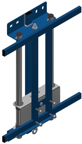 Sport-Thieme Basketball Wandanlage Flach | Geringe Ausladung 0,13 m, Kurbel Höhenverstellung, Starr | Einheit 1x | Weiß | Für Vereine, Indoor Outdoor, Gewicht 17 kg