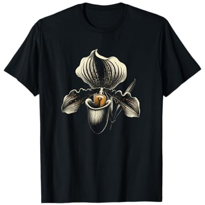 Paphiopedilum Orchidee Frauenschuh Blüte Orchideen T-Shirt