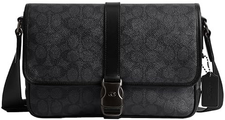 Coach League Messenger Bag, Charcoal Signature, Charcoal Signature