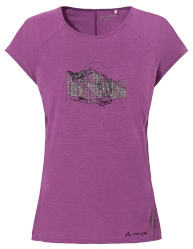 VAUDE Damen Women's Tekoa Ii T-Shirt, Magenta, 44 EU