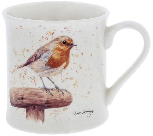 Bree Merryn Fine China Robert Robin Tea/Coffee Boxed Mug 9oz 8.5x8cm