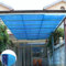 Vordach für Garten, Balkontür, Vorzelt, Fenster, Regendachpaneel mit Polycarbonat-Dachbahnen, Gewächshaus, Veranda, Schatten, Terrassenüberdachung, personalisierbar (1,2 x 10 m)