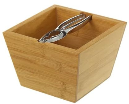 THE REPLICANT Caja de bambú para Cascanueces con Cascanueces de Metal