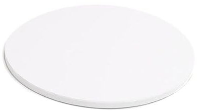 Generisch 5er Set Weiss Cake Drum 33 cm Rund 12mm Cake Board Fettdicht sehr stabil als Unterlage zum Präsentieren von Torten und Kuchen.