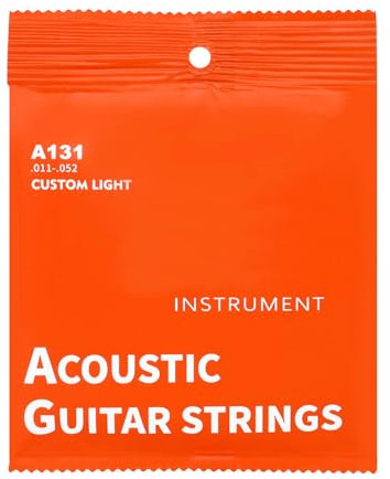 6Pcs 11-52 Chitarra Acustica Nuclei In Acciaio Ad Alto Carbonio Corde 6-String Chitarra Corde Strumenti Musicali Accessori