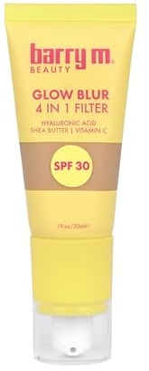Barry M Glow Blur 4 in 1 Tinted Moisturiser, Shade Light