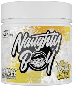 Naughty Boy Menace V2 Pre Workout Powder - High Stim Pre-Workout Supplement for Energy, Focus, Pump & Performance, Gym Training & Endurance - [ 30 Servings ] (Pina Colada)