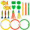 Anpro 16Pcs Diving Pool Toys Set, Dive Stick Toys for Kids, Swimming Pools Toys Including 3 Pcs Dive Sticks, 3 Pcs Dive Rings, 3 Pcs Toypedo Bandits, Perfect for Children Over 5 Years Old