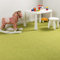 Steffensmeier Teppichboden Cambridge Young Meterware | Auslegware für Kinderzimmer Wohnzimmer Schlafzimmer | Grün, Größe: 200x200 cm