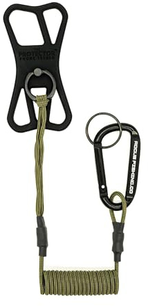 Rogue Fishing Co. The Protector Phone Tether | Use As Cell Phone Lanyard or Hiking/Boating/Kayak Tether | Leash Ensures Your Phone is Safe and Protected Green