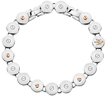 Maserati Herrenarmband, MASERATI JEWELS Kollektion, aus Stahl, PVD Roségold - JM419ARZ03