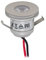VBLED® 1W LED Mini Spot, Einbaustrahler 3000K Warmweiß leuchtet vorne & seitlich, 12VDC Dimmbar, Aluminium, IP65 Wassergeschützt