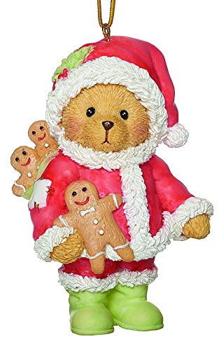 Roman 133476 Weihnachtsmann-Anzug, Teddie-Ornament, 8,3 cm, mehrfarbig