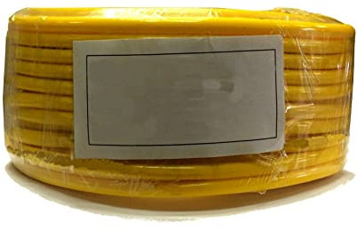 Bayersan Garden Hose 30 Metre Yellow Water Pipe 30m Reinforced Heavy Duty Watering Solution For Gardening | Cleaning Tasks