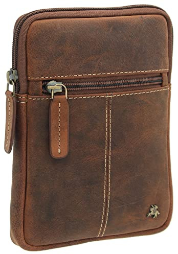 VISCONTI Leather Remi Small Belt/Shoulder/Cross Body Bag S10 Oil Tan