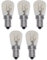 Provance 5er Set Kühlschranklampe E14 15 Watt 55 Lumen klar 56 x 26 mm 2800 K warmweiß dimmbar Birne Glühbirne Kühlschrankbirne Kühlschrankleuchte