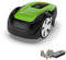 Greenworks Optimow S Robot Lawnmower for Lawns up to 300m2 , Bluetooth App Controlled, Theft Protected, 3 Year Guarantee + Greenworks Blades for Robotic Lawn Mowers (9 Blades Made of Stainless Steel)