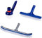 well2wellness® Pool Bürsten Poolbürsten Beckenbürsten Set Mit Großer Alu-Beckenbürste, Schmaler Kunststoffbürste und Eckbürste