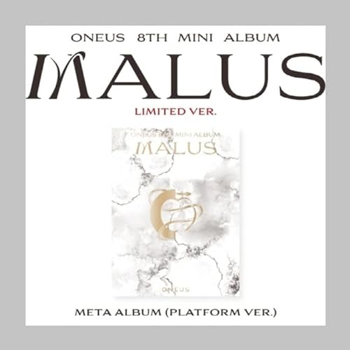 DREAMUS Os Malus 8. Mini-Album, limitierte Plattform-Version, Kartenhalter + goldenes Autogramm, PVC-Fotoalbum, Fotokarte, Akkordeon-Heft, Polaroid-Foto + Tracking, Weiß