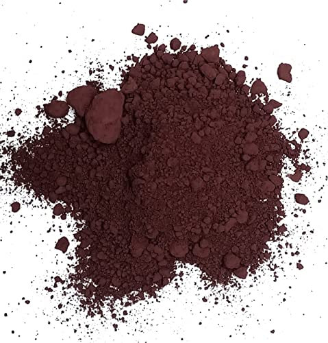 crigema - Pigmento en polvo - Rojo Caput Mortum - 50g - 100% Puro - Pintura al óleo, témpera, Encausto, Fresco (Rosso Caput Mortum)