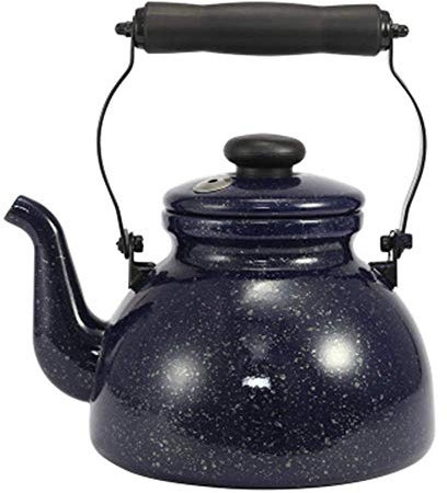 HHUARI Kettle,Tea Kettle Aqua Blue teapot Stove 2.5 l Coffee and teapot for Anti-hot Grip and rustproof Suitable for All Heat Sources The New