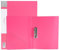 PATIKIL 9.3x12.2 Punchless Binder Clamp, 2 Pcs Plastic Single Strong Clip Clamp Binder Without Rings Sheet File Folder Protector for A4 Size Paper Office, Rose Red