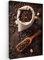 MuchoWow© Leinwand Bilder 40x60 cm Wanddeko Wohnzimmer Aesthetic Room Decor Deko Zimmer Wandbilder Modern Fotogeschenke Küche - Kaffee - Kaffeebohnen - Kaffee - Beutel