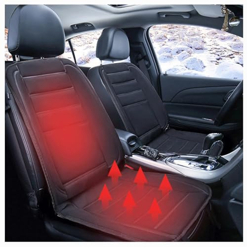 FANOLO Sitzauflagen Auto, Intelligente Steuerung,Schnelles Aufheizen Beheizt Sitzauflag Auto, Universeller Komfort Sitzheizung Auto Auflage 12v, für Den Einsatz Im Auto Geeignet,Nr.4-1Packung