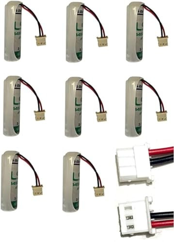 KIT 8 PZ My Brand, Italcell - Saft batteria litio 3, 6 V compatibile antifurto allarme Tecnoallarm