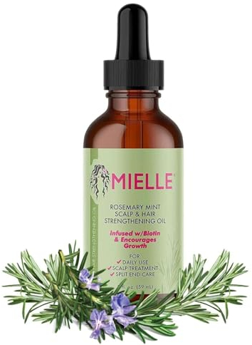 P-Beauty Rosmarinöl & Minze Haaröl für Haarwachstum 59ml | Intensive Bio Haarpflege, Kopfhautpflege & Haarstärkung | Rosmarinöl auch für Haarspitzen, empfindliche Kopfhaut & gefärbtes Haar