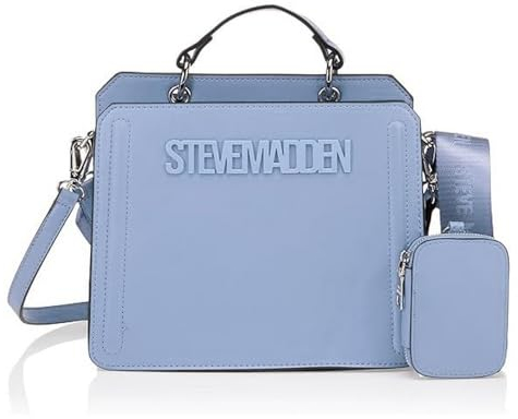 Steve Madden Bevelyn Convertible Crossbody Bag, Green Flare, coronet blue, Einheitsgröße