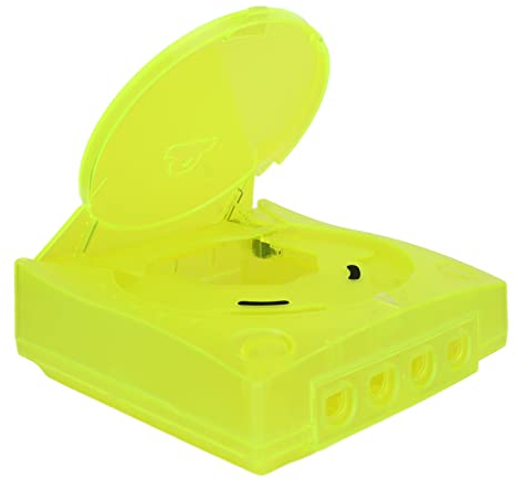YCRGYYBD Durchscheinendes Retro-Spielekonsolengehäuse aus durchscheinendem Kunststoff für SE-GA Dreamcast DC