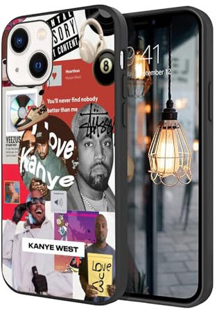 BBWSWLXS Kanye-West Schutzhülle für iPhone 13, modisches Geschenk, TPU, schlank, stoßfest