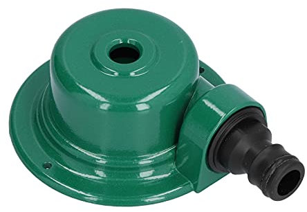 Robusta Boquilla de Riego G1/2, Aspersor de Riego de Jardín de Aleación de Zinc, 360 Grados para Riego de Césped y Agricultura, Herramienta de Riego de Baja Presión, Suministros