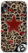iPhone XR Star & Cherry 8 Ball Y2K On Cheetah Leopard Print Case